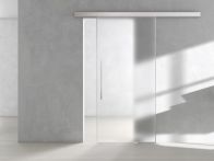 Griffwerk Glasschiebetür ESG Snowwhite 501 - inkl. Rahmen
