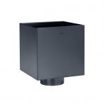 Grömo Alustar Flachdach-Wasserfangkasten DN 100 kubisch SX, ohne Zulauf