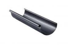 Grömo Alustar Aluminium Dachrinne - halbrund TX