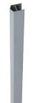 GroJa Steckzaun Abschlussprofil 150 cm für Schrägelemente - silbergrau