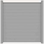 GroJa Lumino Alu-Steckzaun quadratisch 180x180 cm, ohne Pfosten
