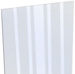 GroJa Steckzaun Designeinsatz Glas mit satinierten Streifen