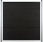 GroJa Viento Steckzaun quadratisch 180 x 180 cm, ohne Pfosten - mit Alurahmen