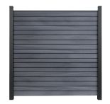 GroJa Solid Rhombus Steckzaun quadratisch 180x180 cm, ohne Pfosten