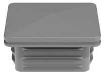 GroJa Pfostenkappe, 6 x 6 cm - silbergrau