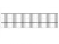 Doppelstabmattenzaun 6/5/6, anthrazit 2510 x 630 mm