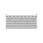 Growi Ziergitterzaun Havel - Schmuckzaunelement 2500 mm breit