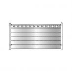 Growi Ziergitterzaun Werre - Schmuckzaunelement 2500 mm breit