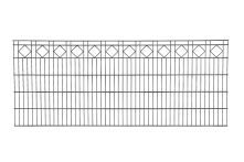 Growi Ziergitterzaun Emscher - Schmuckzaunelement 2464 mm breit