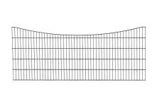 Growi Ziergitterzaun Gelbach - Schmuckzaunelement 2464 mm breit