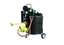 Grün Spezial Bitumen Kocher HR 90i Ölbadkocher mit Handrührwerk 32 kW 90 Liter