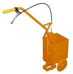 Grün Fugenvergussgerät 10 Liter mit Verteilerschuh 6 cm breit