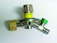 Grün Propan Gas verstellbarer Regler 0,5 - 4 bar mit SBS