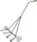 Grün Rollenaufschweißbrenner V4/45 Propanbrenner 4 flammig 1200 mm lang