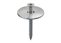 GS Haltescheibe mit Bohrschraube für Gitterrost Wabe