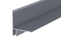GS Fugenprofil Wandanschluss anthrazit 19 - 28 mm - 2 Meter
