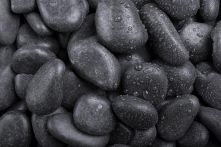 Glanzkies schwarz Zierkies getrommelt