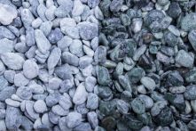 Kristall Grün getrommelt Zierkies getrommelt