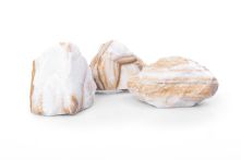 Kristall Gelb Gabionensteine gebrochen 60-100 mm