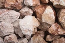 Marmor Orange Steinschlag gebrochen 30-60 mm