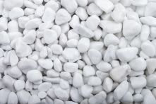 Schneeweiss Zierkies getrommelt