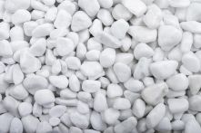 Schneeweiss Zierkies getrommelt