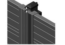 Hadra Abdeckleiste für Zaunpaneel 1015 mm - Anthrazit
