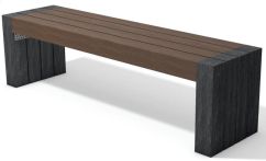 hanit® Recyclingkunststoff Bank Calero ohne Lehne