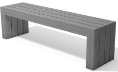 hanit® Recyclingkunststoff Bank Calero ohne Lehne