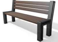 hanit® Recyclingkunststoff Bank Hyde Park