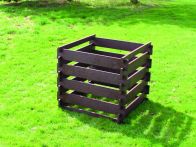 hanit® Recyclingkunststoff Steckkomposter, braun 100x100x90 cm