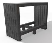 hanit® Recyclingkunststoff Stehtisch Calero