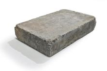 Hans Fuchs VIA SALINA Abdeckplatte, gerumpelt 400x250x80 mm - Muschelkalk