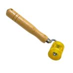 HSS Silikon-Andrückrolle 40mm breit - gelb