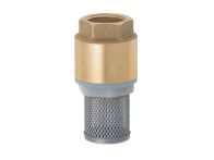 HaWe Fußventil GEKA mit Chromstahlsaugkorb