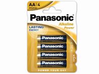 HaWe Batterie Alkaline Power Panasonic, Mignon AA 1,5 V, 4 Stck./Pack. Art.Nr. 100.03