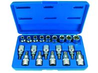 HaWe Steckschlüssel-Satz TX, 19-tlg. Für Außen/Innen-TX, Art.Nr. 1008.0