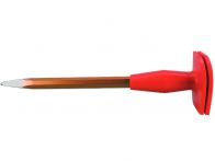 HaWe Maurermeißel mit Handschutz - 8-kant spitz