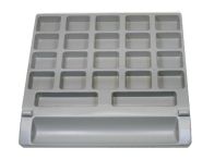 HaWe Zahlteller mit 22 Fächer + Deckel, leer, Art.Nr. 16.505