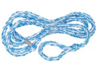 HaWe Bindestrick mit Schlaufe - weiß/bau, Art.Nr. 19.002