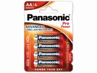 HaWe Batterie Alkaline Pro Power Panasonic, Mignon AA 1,5 V, 4 Stck./Pack. Art.Nr. 200.03