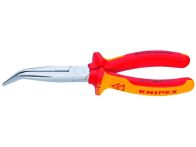 HaWe Flachrundzange Knipex VDE - mit 2-K Griffhüllen + Schneide, Art.Nr. 2626.2