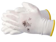 HaWe Nylon-Strickhandschuhe Stukky - weiß