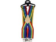 HaWe Textil-Hosenträger mit Lederkreuz