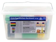 HaWe Unterlegplättchen-Sortimente, im Kunststoffeimer