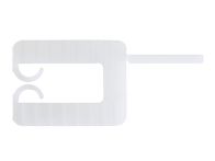 HaWe Unterlegplättchen mit Lasche, Schlitz und Sperrhaken