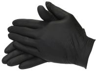 HaWe Nitril-Einweghandschuhe - schwarz - 80 Paar/Karton