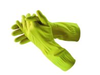 HaWe Latex-Haushaltshandschuhe - gelb