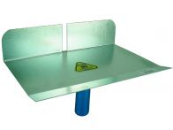 HaWe Fugblech mit lackiertem Holzgriff