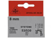 HaWe Tackerklammern 1000 Stck/Pack
